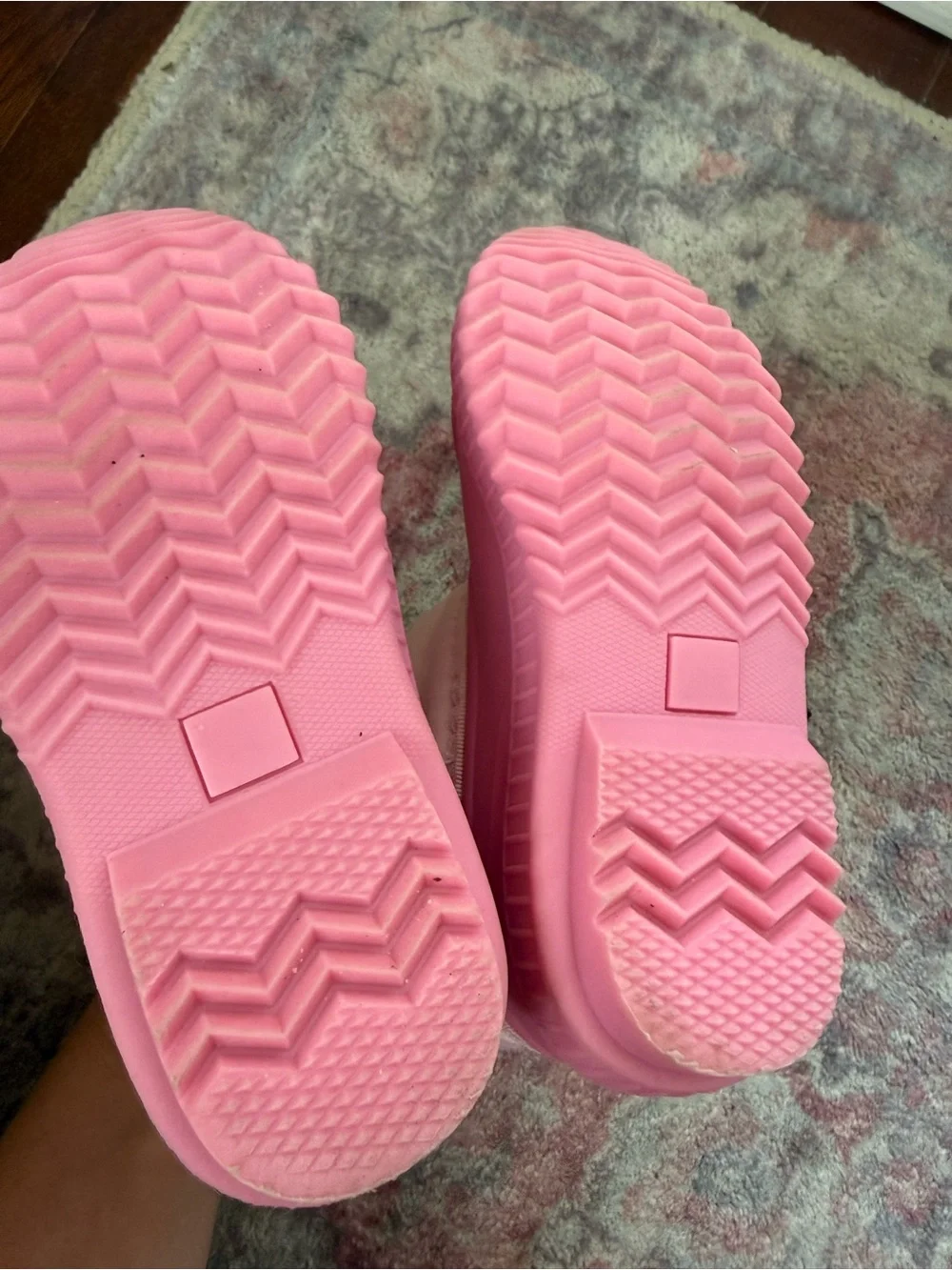 Old Navy pink duck boots snow boots size toddler  8